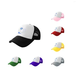 Ball Caps Baseball Cap Adjustable Truck Hat Breathable Mesh Four Seasons Casual Wifi Signal Stylized Representation Design Travel Camp