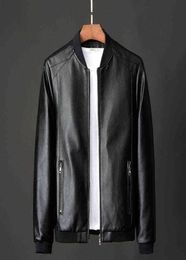 Leather Jacket Bomber Motorcycle Jacket Men Biker PU Baseball Jacket Plus Size 7XL 2020 Fashion Causal Jaqueta Masculino J410 Y2118061070