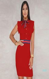 Fashion Sexy Women Summer Fashion Red Black Dress Skinny Casual Sleeveless Party Club Dress Plus Size S3XL7428691