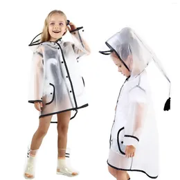 Clothing Sets Child Girl Transparent Waterproof Rain Coat Polyester Boys Clothes Fashion Raincoat Kids Baby Girls Jacket Rainsut