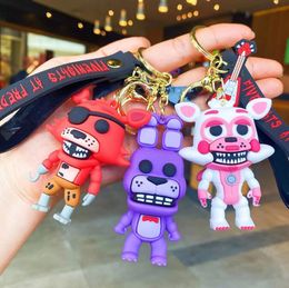 Mutant Animal Doll Key Chain Toy Bear ryggsäck hänge skräck bilkedja grossist