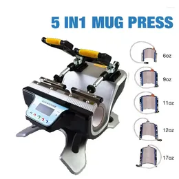 In 1 Combo Double Station Mug Press Machine Mup Printing Sublimation Printer For 6oz/9oz/11oz/12oz/17oz Cup