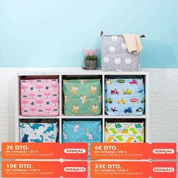 Boxes Storage# 2021 New Cube Folding Storage Box Clothes Storage Bins For Toys Organisers Baskets for Nursery Office Closet Shelf Y240520TMEF