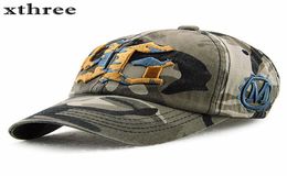 Ball Caps Xthree Camouflage Baseball Cap Snapback Hat For Men Women Gorra Casquette Bone Swag Whole4724177