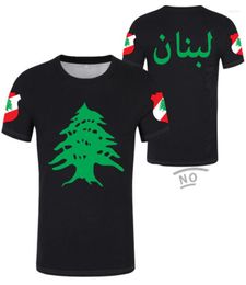 Men039s T Shirts LEBANON Shirt Diy Custom Name Number Lbn Tshirt Nation Flag Lb Republic Arabic Arab Lebanese Country Pri6016073