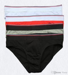 Code 1085 Famous Brand Men Briefs Cotton Comfortable Breathable New Style Short Panties Underwear High Quality1907162