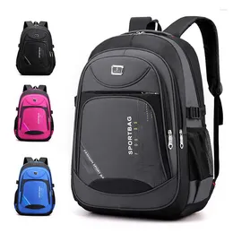 Backpack Men's 15.6 Inch Computer Laptop Backpacks College Student School Bag For Boy Solid Color Travel Bagpack Bolsas