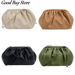 Shoulder Bags Women 2024 Purse Elegant Crossbody Party Clutch Handbags Soft Leather Totes Bag Fashion Female Simple Phone Wallet