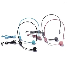 Microphones Color Computer Headset Wired Microphone Earphone