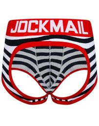 JOCKMAIL Men Underwear BOTTOMLESS BOXER Men Underwear Open Backless Jock Straps1241043