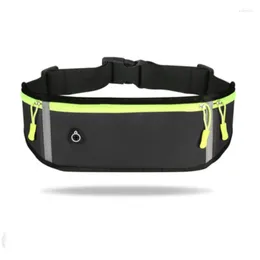 Waist Bags Running Bag Safty Reflective Tape Sport Belt Comfortable Phone Case For Women Men Waterproof Cycling