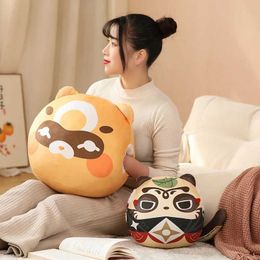 Stuffed Plush Animals 10/15/30/45cm New Genshin Impact Anime Zaoyou Guoba Stuffed Plush Doll Civet Cat Soft Cute Pillow for Kids Boys Fans Game Gifts