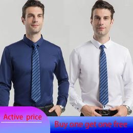 Men's Dress Shirts 6XL 8XL Shirt Long Sleeve Spring/Summer Formal High Quality Business Casual Non-ironing Solid Colour Super Fashion