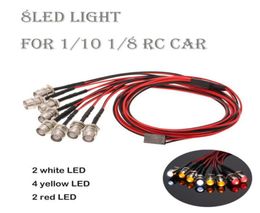 Party Masks COMPUDA 8 LED 5mm Light Kit For 110 18 Traxxas HSP Redcat D90 RC Crawler Accessory7375796