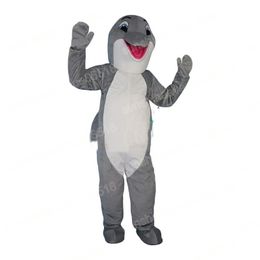 Christmas dolphin Mascot Costume Cartoon theme character Carnival Adults Size Halloween Birthday Party Fancy Outdoor Outfit For Men Women