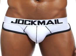 JOCKMAIL boxer briefs Sexy Underpants penis and Hip Enhancer push up cup Padded Gay underwear Men boxer Cotton soft and comfortabl7916618