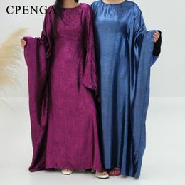 Ethnic Clothing 2024 Middle East Muslim Modest Dress For Women Eid Elegant Arab Dubai Abaya Luxury Islamic Church Fashion Turkey Gown