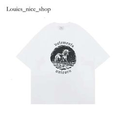 vetements shirt vetements t shirt Mens TShirts fashion luxury loose summer couple Men Yellow Oversize Women Tshirt VTM Tops Tee top quality 136