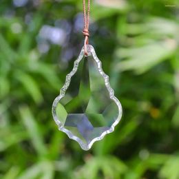 Chandelier Crystal Camal 2pcs Suncatcher Faceted 63mm Clear Pendant Prism Hanging Ornament Fengshui Lamp Parts