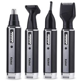 Kemei rechargeable all in one hair trimmer for men women electric shaver beard trimmer face nose ear eyebrow trimmer for nose 240518