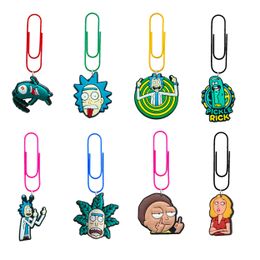 Party Decoration 36 Cartoon Paper Clips Bk Nurse Gift Cute Bookmark Colorf Office Supplies Gifts For Teacher Sile Bookmarks Dispenser Otne6