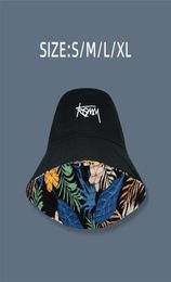 Big Size Bucket Hats Plus Size Hat Double Side Wear Hawaii Korean Sun Hat Beach Sun Hat Outdoor Panama Caps Bucket Cap For Men 2207466881