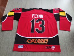 Hockey jerseys Physical photos Cyclones 13 Flynn Men Youth Women High School Size S-6XL or any name and number jersey