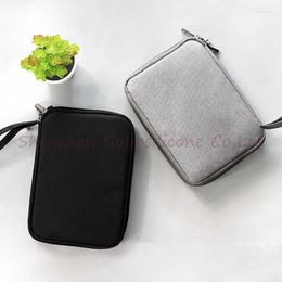 Storage Bags Electronic Accessories Cable Organiser Bag Portable Case SD Cards Flash Drives Wires Earphones Double Layer Box 10pcs