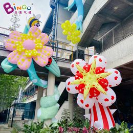 Factory direct sales inflatable flower models, fresh flower vine models, outdoor park activity decoration