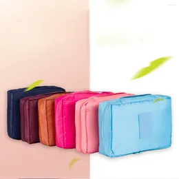 Storage Bags Makeup Bag For Women Travel Cosmetic Tote Large Make Up Organiser Toiletry Zipper Pouch Purse