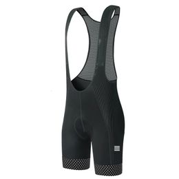 Men Cycling Bib Shorts Anti-Loss Ride Mountain Pro Bike Shorts Blank Blue Outdoor Cycling Shorts Women 240520