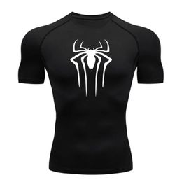 Compression Shirt Men Fitness Gym Super Hero Sport Running T-Shirt Rashgard Tops Tee Quick Dry Short Sleeve T-Shirt For Men 240520