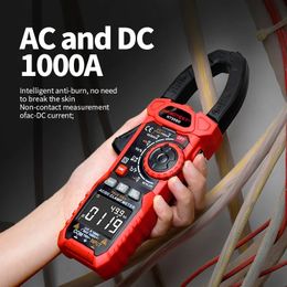 HT208 206 Digital Clamp Metre Pro 1000A 1000V AC DC Current Clamp True RMS Pliers Ammeter Voltmeter VFD REL Ohm Capacitor Tester 240508