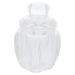 Storage Bottles Candy Jar Small Jars Lids Plastic Sweet Cookie Tea PC Holder Transparent Dry