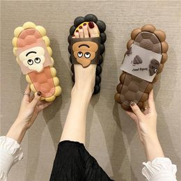 Slippers Women Funny Bubble Sandals Couple Summer Home Indoor Bathroom Slides Massage Bottom For Men Flip Flops Gift