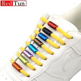 Shoe Parts Fashion Collocation Elastic No Tie Shoelaces Semicircle Laces For Kids And Adult Sneakers Shoelace Quick Lazy