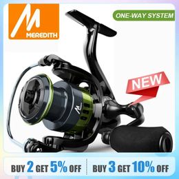 MEREDITH Sagittarius Series Stainless Steel Bearing Spinning Fishing Reel 6KG Max Washer Drag For Sea Fishing Carp Fishing 240506