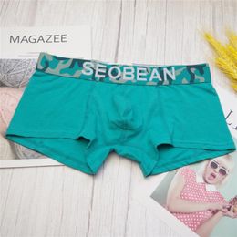 Underpants SEXI MAN UNDERWEAR Boxer Cotton Boy Sexy Men's Panties 2024