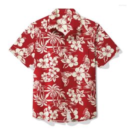 Men's Casual Shirts 2024 3D Hawaiian Shirt For Men/Women Unisex Beach Summer T-Shirt Streetwear Short Sleeve Oversized