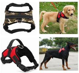 Nylon Heavy Duty Dog Pet Harness Collar K9 Padded Extra Big Large Medium Small Dog Harnesses vest Husky Dogs Supplies1433415
