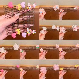 Hair Accessories Spring U-shaped hair clip styling comb cute teeth fixed comb invisible extra hair clip d240520