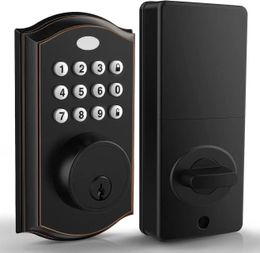 Keyless door lock - electronic door lock with keyboard intelligent door lock with automatic lock 240510