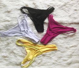Women Beach Briefs Sexy Bandage Mini Briefs Micro Bikini Thongs Panties Intimates Breathable Women Lingerie Female Underwear3770088