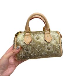 OL 24 Carryall Shoulde Ladies Women Diagonal Crossbody Bag For Luxury Wallet Pillow Outdoor 17cm Handbag Card Holder Golden Travel Bags Desi
