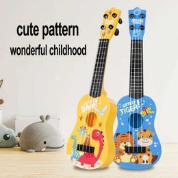 Guitar Childrens four stringed piano music toys four stringed small guitars Montessori educational musical instruments music toys music learning gifts WX