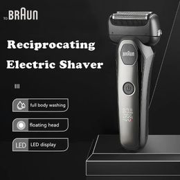 Original toBraun 7200s Electric Shaver for Men 3D Floating Blade Rechargeable Shaving Beard Razor Trimmer Machine For Barber 240520