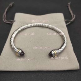 David Yurma Bracelet Luxury Bracelet Cable Bracelets DY Pulsera Designer Jewelry Women Men Silver Gold Pearl Head X Shaped Cuff Bracelet Jewelrys Christmas Gift 441