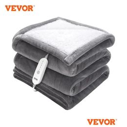 Electric Blanket Vevor Heated Throw 4 Sizes Soft Flannel Sherpa Heating With 3 Hours Timer -Off 5 Levels 240115 Drop Delivery Home Ga Dhx17