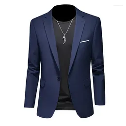 Men's Suits Business And Leisure Suit Solid Color Wedding Dress Top Loose Oversized Jacket Brand Clothing Tailcoat