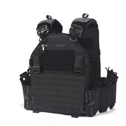 Quick Release Tactical Vest Hunting Men Plate Chest Rig Military Combat Armor Vests Outdoor CS Training Airsoft Vest 240507